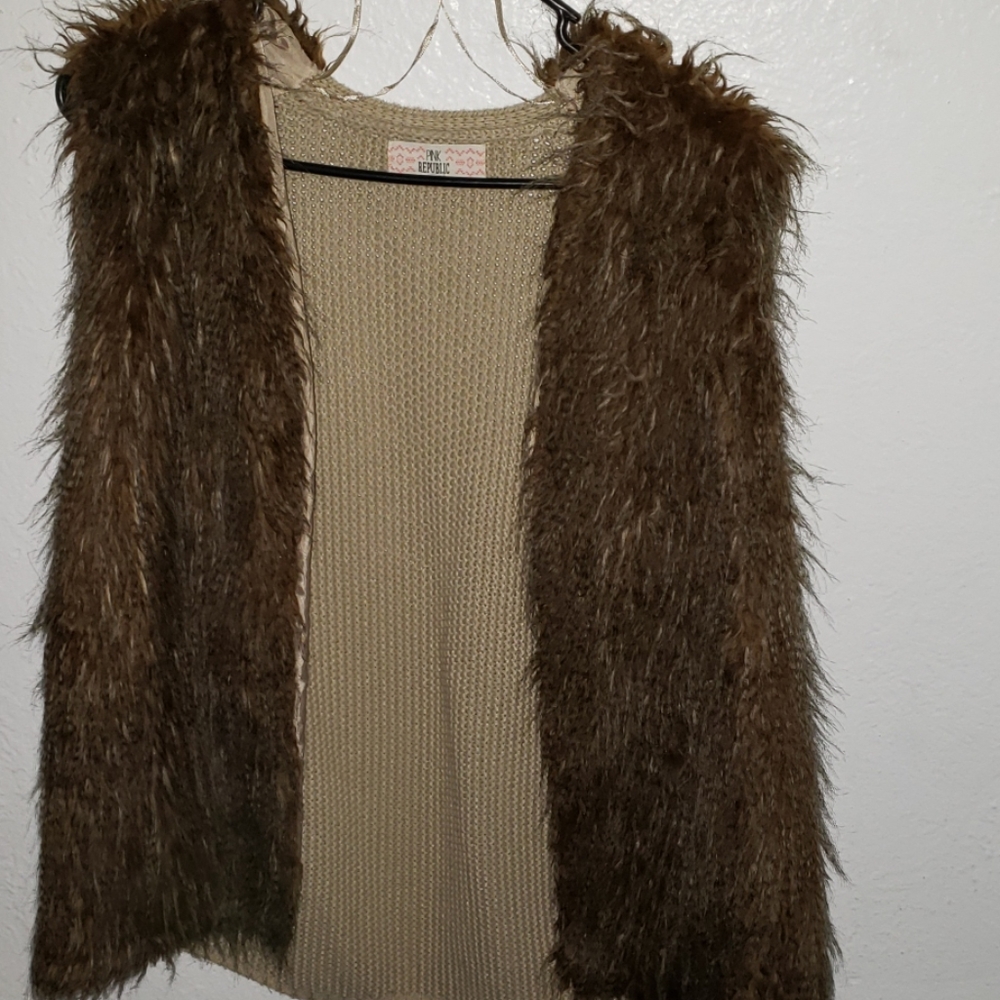 Womens Faux vest